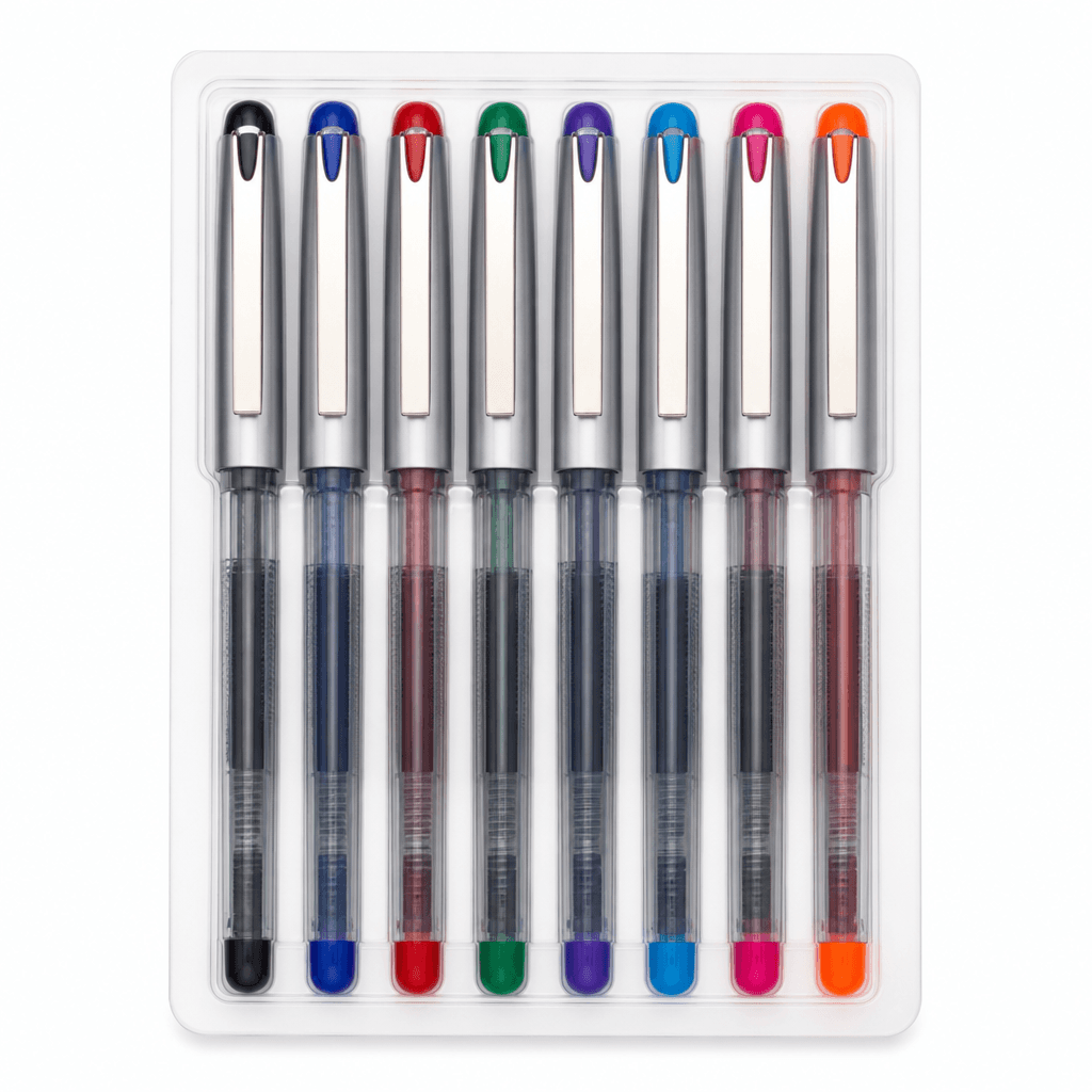 Uni‑ball Vision Rollerball 8‑Pack