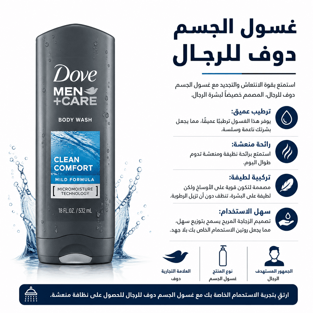 Dove Men+Care Body Wash
