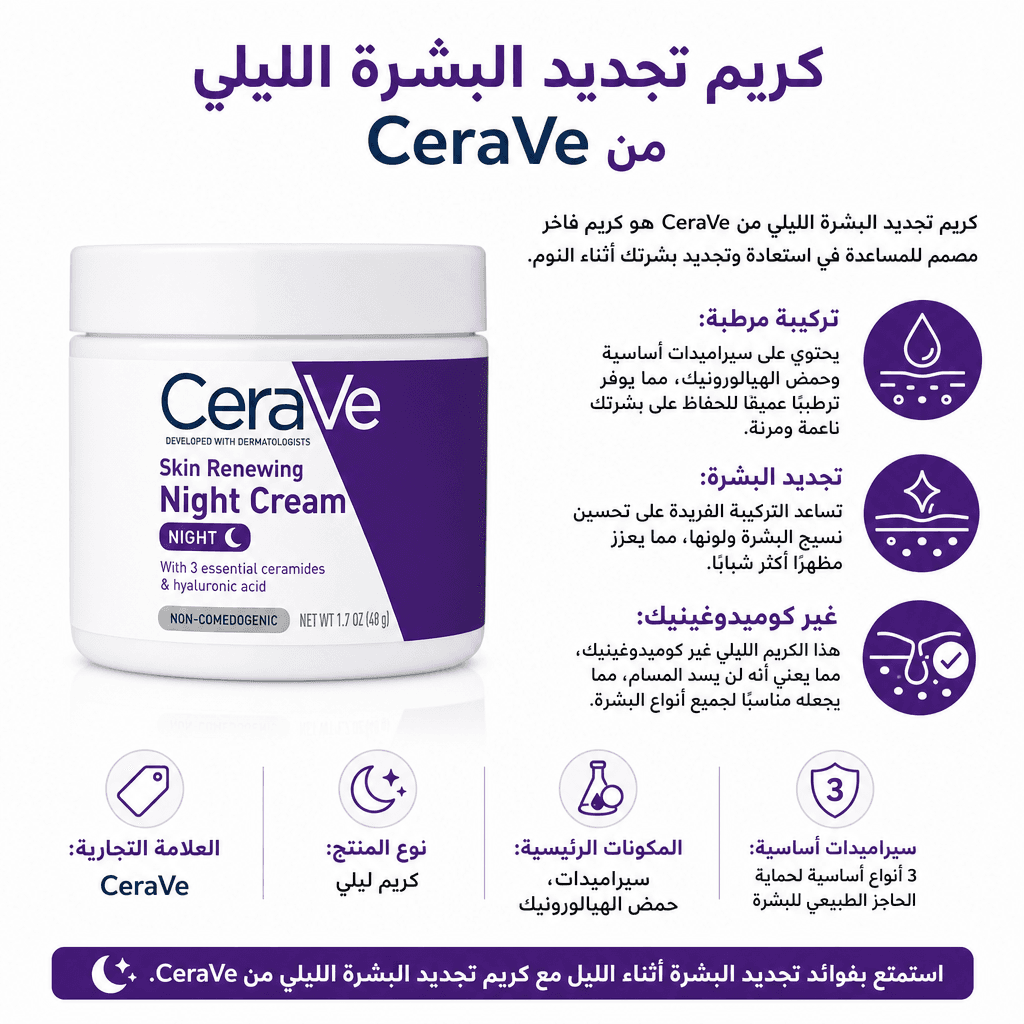 CeraVe Skin Renewing Night Cream