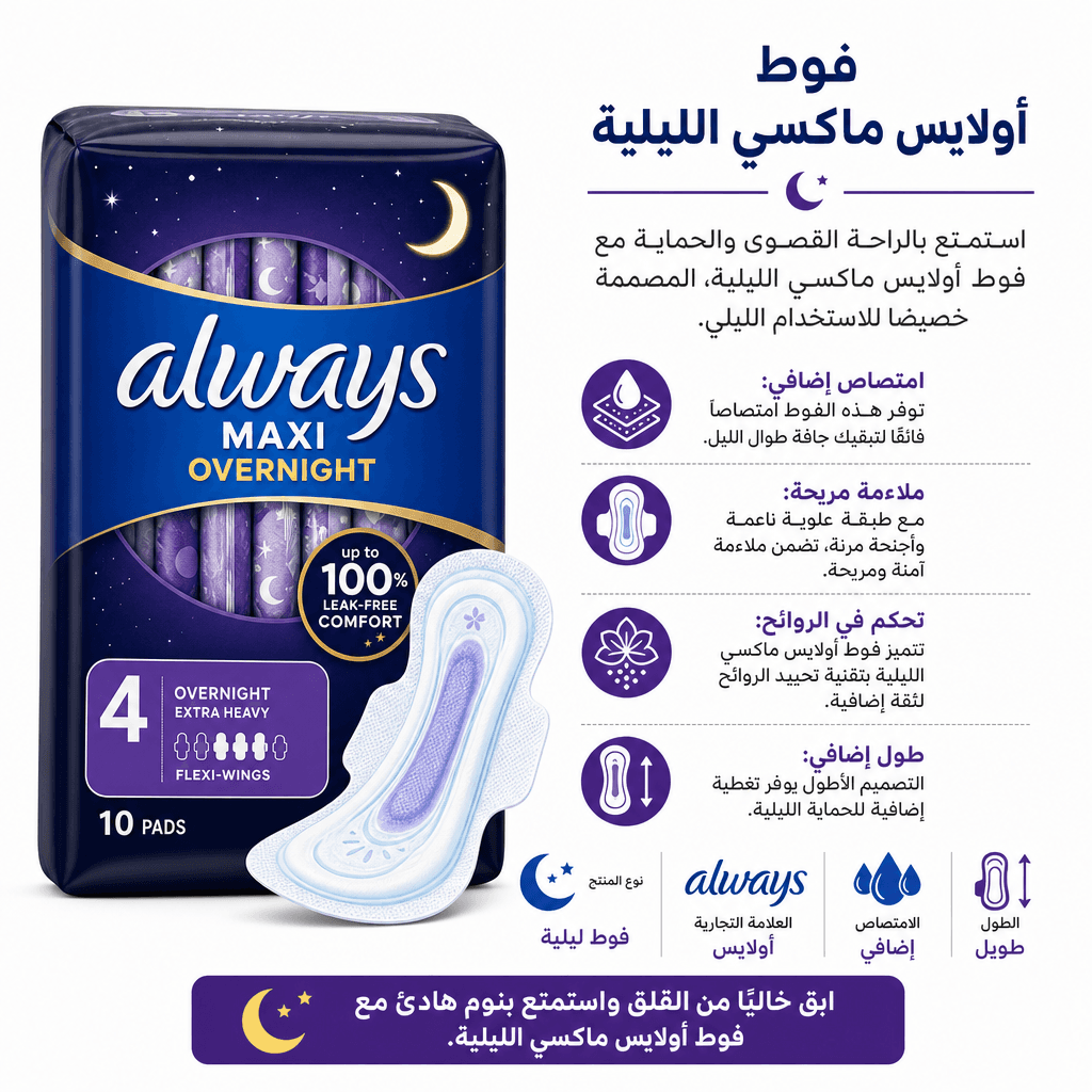 Always Maxi Overnight Pads