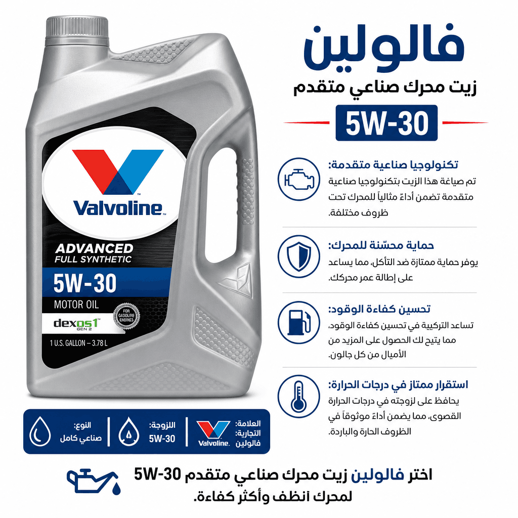 Valvoline Advanced Full Synthetic 5W‑30