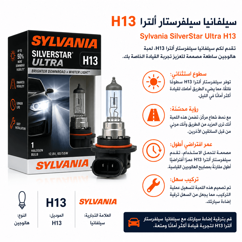 Sylvania SilverStar Ultra H13
