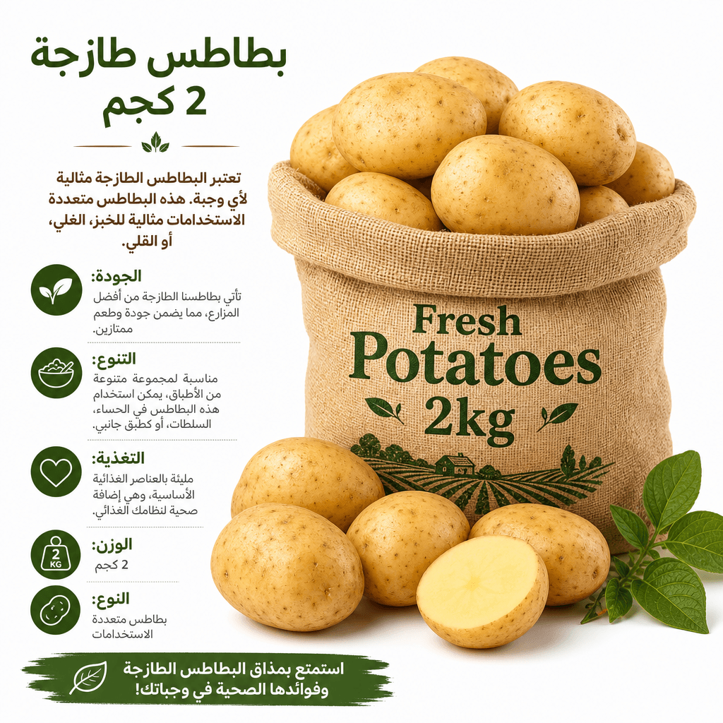 Fresh Potatoes 2kg
