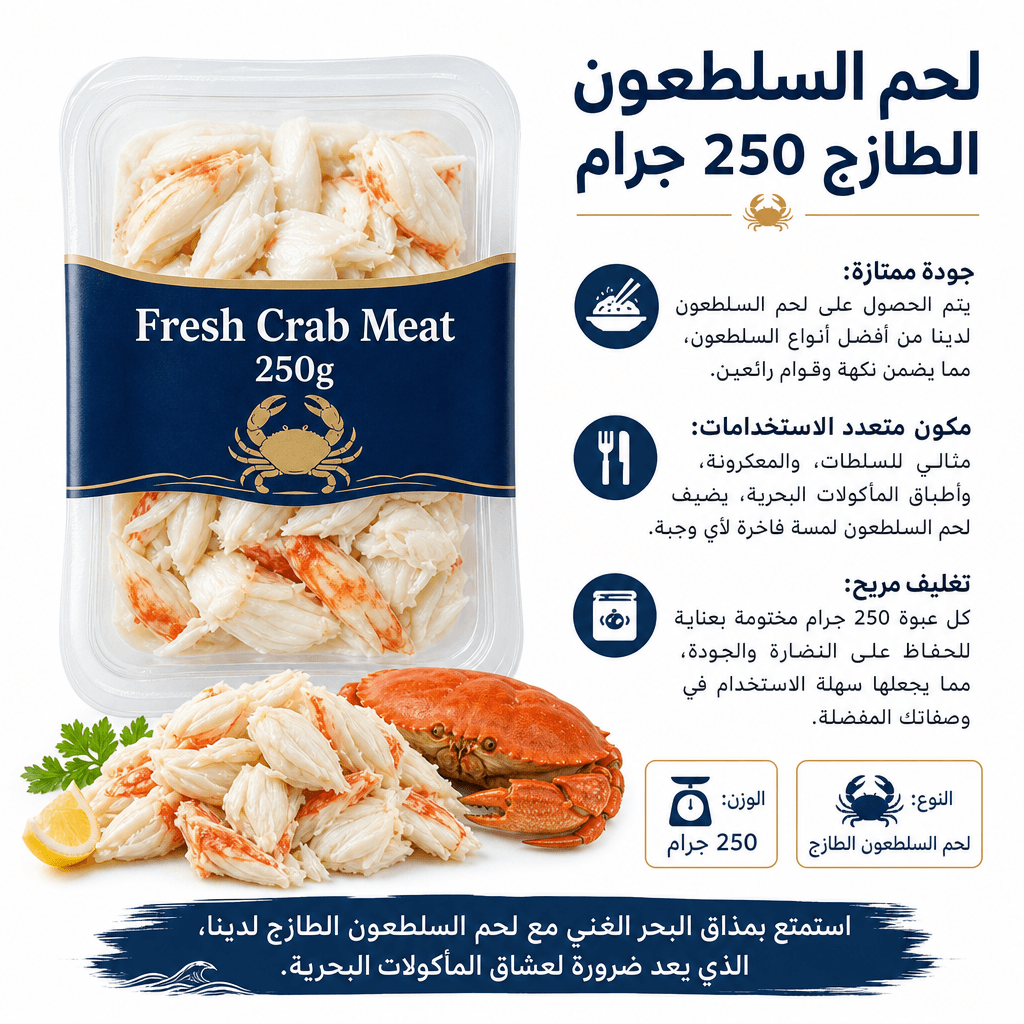 Fresh Crab Meat 250g