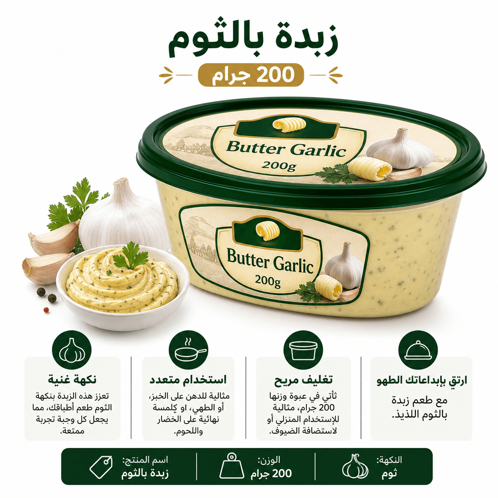 Butter Garlic 200g