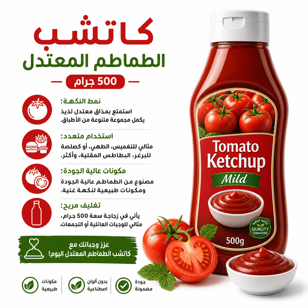 Tomato Ketchup Mild 500g