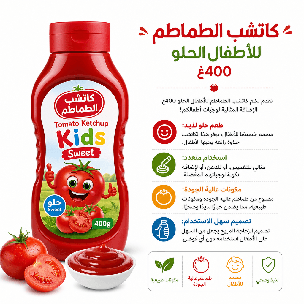 Tomato Ketchup Kids Sweet 400g
