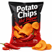 Potato Chips Hot Pepper 200g product image