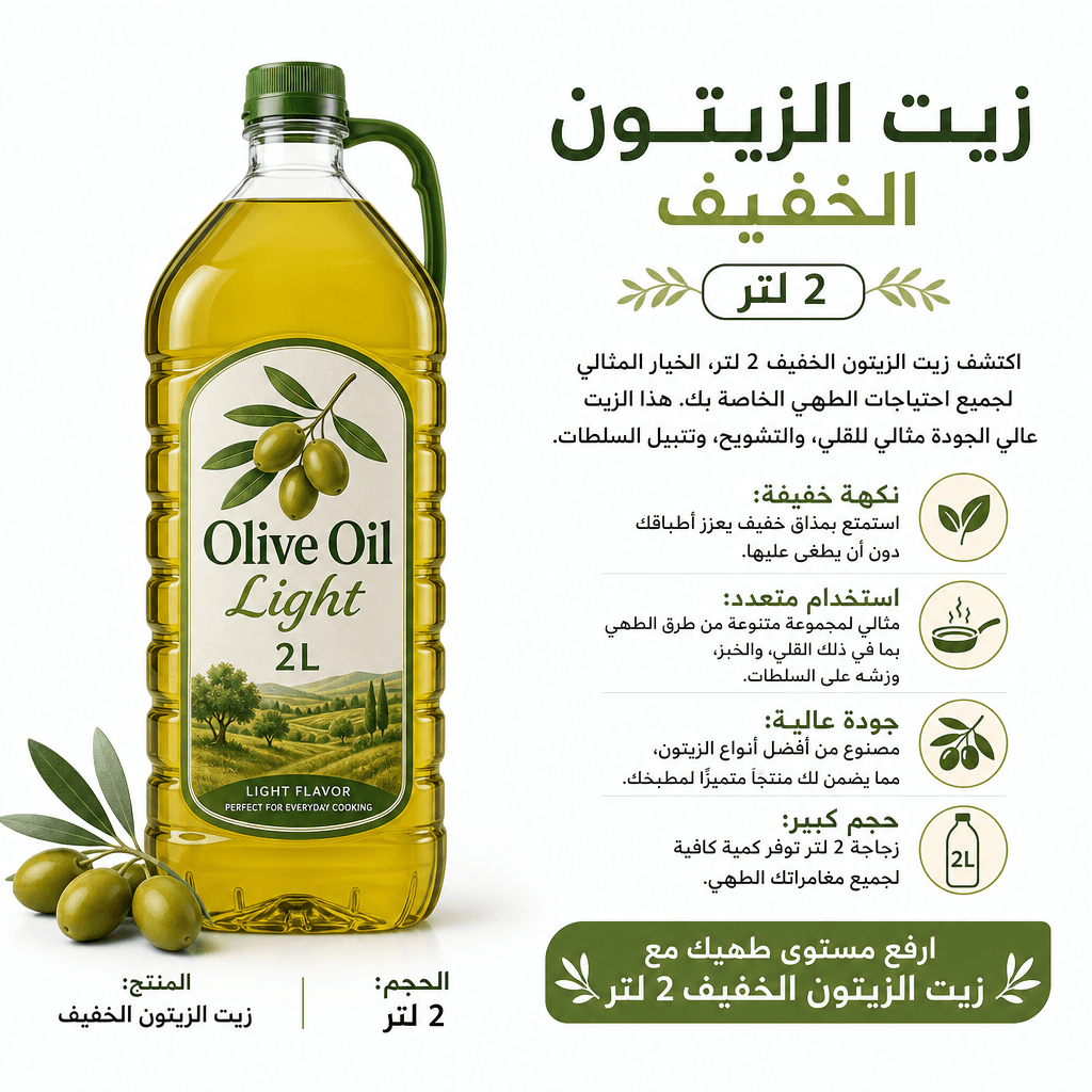 Olive Oil Light 2L