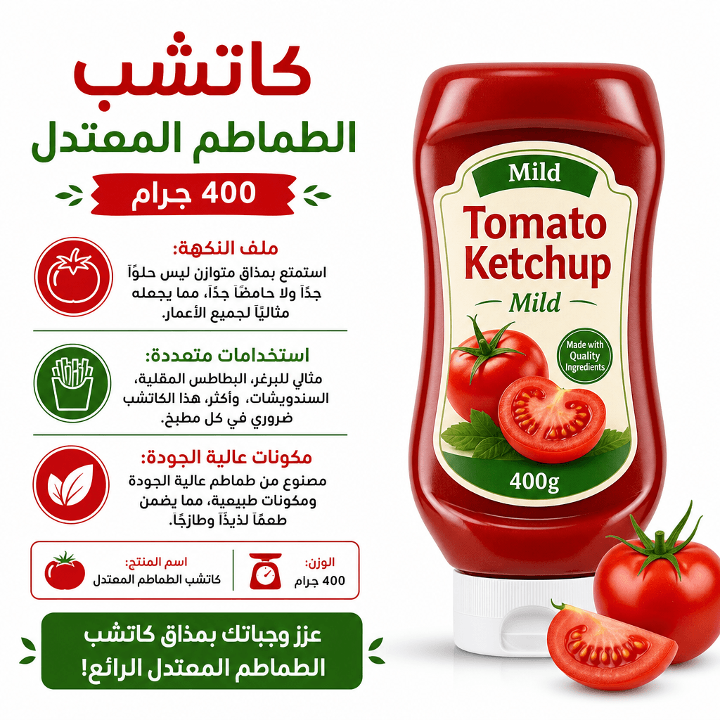 Tomato Ketchup Mild 400g