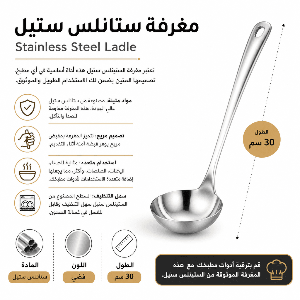 Stainless Steel Ladle