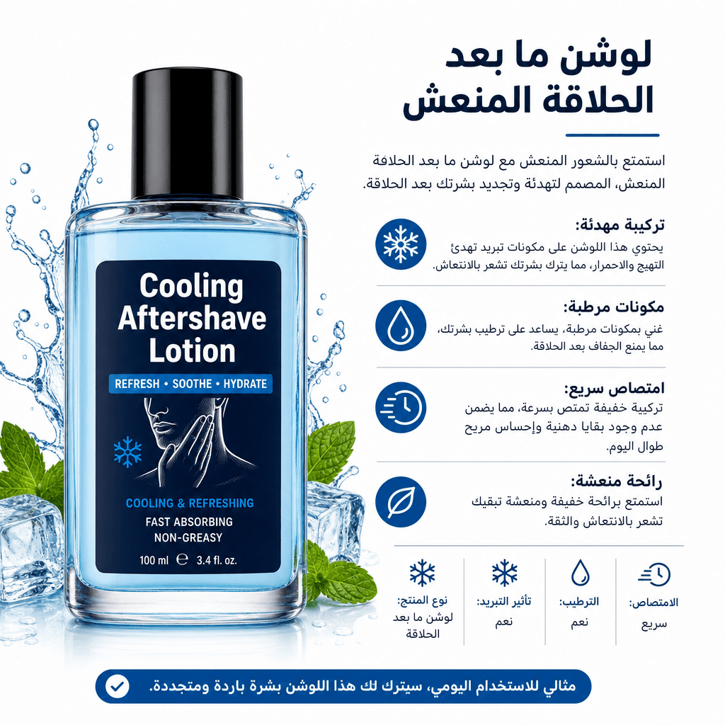 Cooling Aftershave Lotion