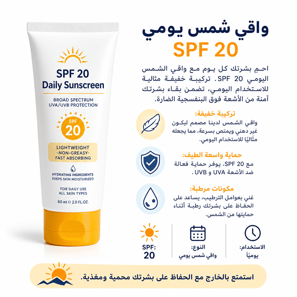SPF 20 Daily Sunscreen