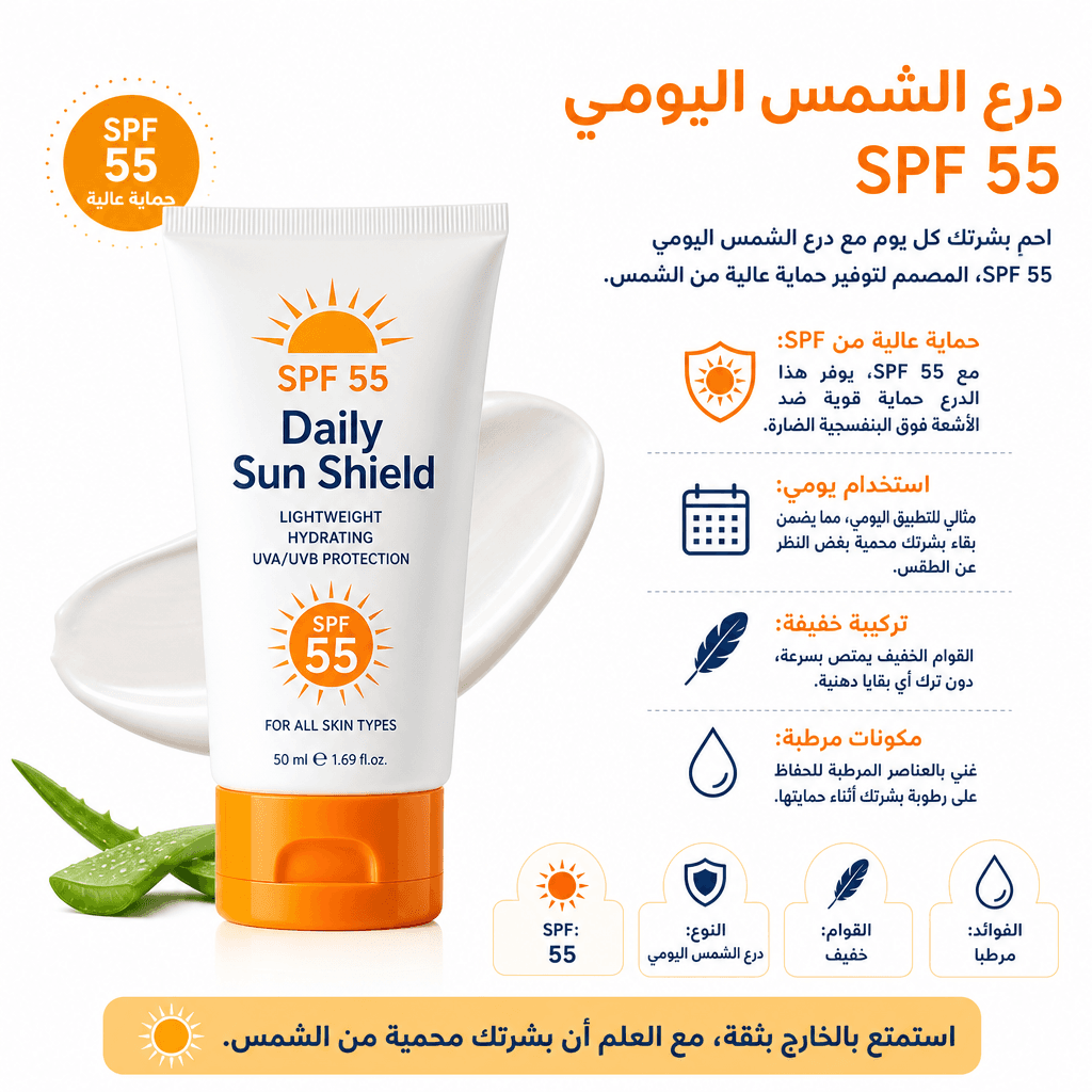 SPF 55 Daily Sun Shield