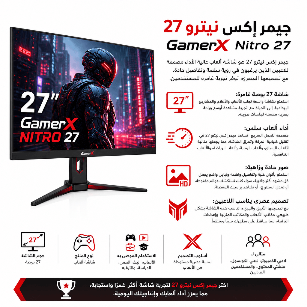 GamerX Nitro 27
