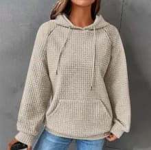 Cozy Women's Knit Hoodie product thumbnail 1