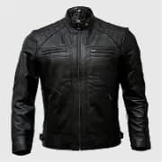 Men's Leather Motorcycle Jacket product image