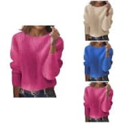 Women's Soft Knit Pullover Sweater product image
