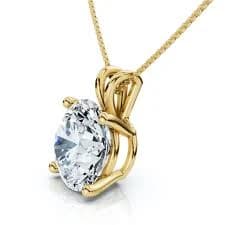 Women's Gold Pendant Necklace