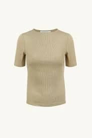 Women's Ribbed Knit T-Shirt product thumbnail 1