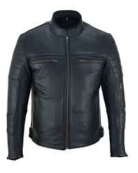 Men's Leather Moto Jacket