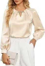 Women's Satin Top product thumbnail 1