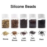 Silicone Lined Micro Link Ring Beads Feather Stick Hair Extensions Fit for I tip hair product image