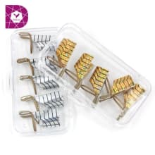 Reusable Dual Silver & Gold Nail Form For Nail Art Making product thumbnail 1