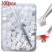 100Pcs High Density Cube Sponge Nail Art Sponge Set Gradient Nail Brushes Gel Polish DIY Nail Sponge Grab Pen Manicure Tools product image