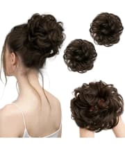 Hair Band, Bun, Hairpiece Hair Extensions, Cheap Wavy Elastic Band product image
