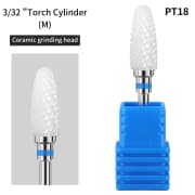 Nail art ceramic polishing head replacement head nail removal polishing head dead skin polishing machine nail art tools product image