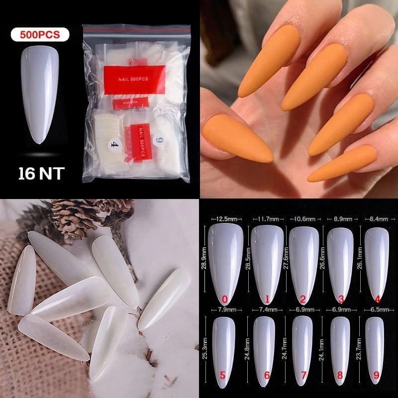 nail art French pointed nail ballet nail transparent nail toe nail toe nail toe nail nail sheet