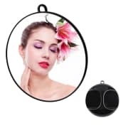 Round Mirror with Handle for Personal & Hair Salon Use product image