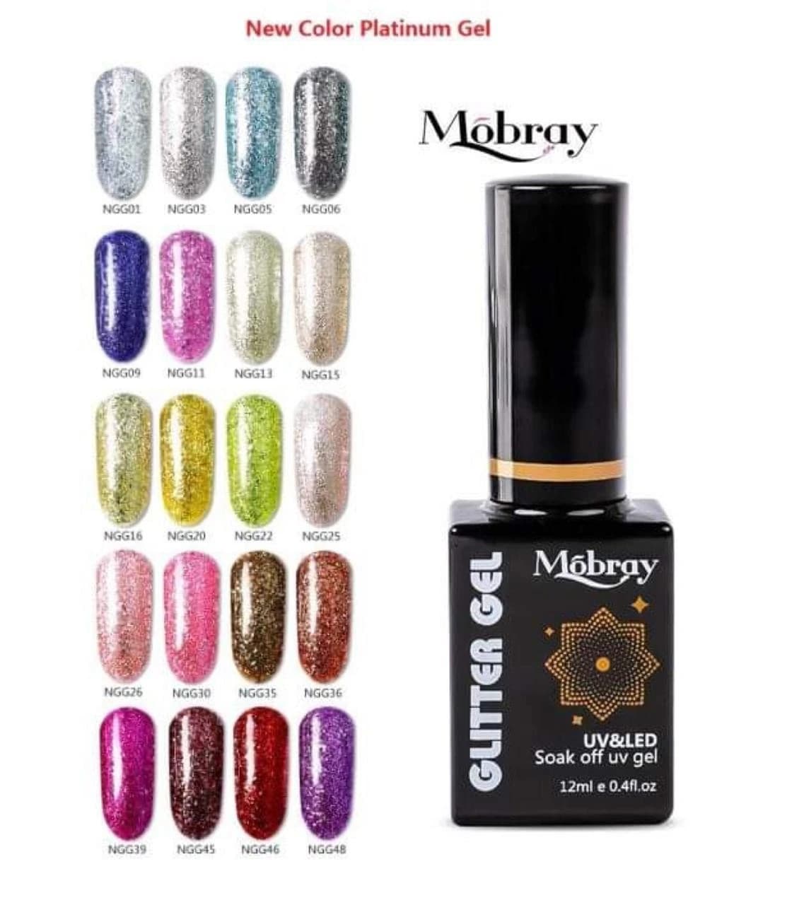 Mobray Glitter Gel Golor