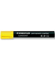 Staedtler Lumocolor Bevelled Permanent Marker Yellow product image