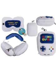 Kids Plush Travel Pillow with Eye Mask - Game Over product image