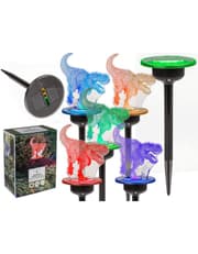 3D LED Solar Garden Stick with Color Changing LED - Mystic Tyrannosaur product image
