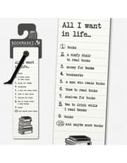 Literary Bookmarks - All I want in Life... product image