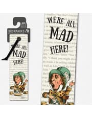 Literary Bookmarks - We're all Mad Here product image