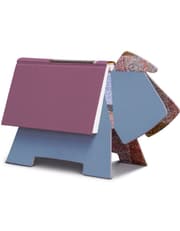 Stay! Doggy Book Rest Grey Plaid product image