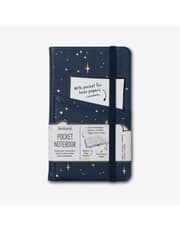 Bookaroo Pocket Notebook (A6) Journal - Moon & Stars product image