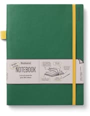 Bookaroo Bigger Things Notebook Journal - Forest Green product image