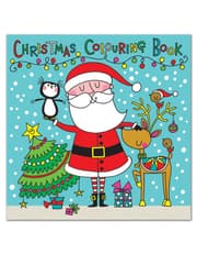Square Colouring Book - Christmas Santa Scene product image