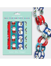 Paper Chains - Christmas Santa/Penguins/Snowmen product image