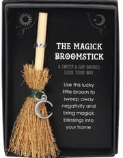 Crescent Moon Mini Magick Broomstick product image