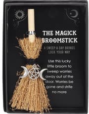 Triple Moon Mini Magick Broomstick product image