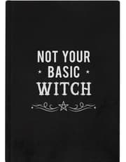 Not Your Basic Witch Velvet Notebook product image