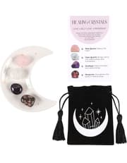 Love Healing Crystal Set With Moon Trinket Dish product image