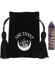 Amethyst Moon Phase Crystal Point product image