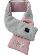 Heated Neck Wrap Grey & Pink product image